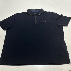 Ted Baker London Men’s Blue Polo – Size 7 (Equivalent to XL)